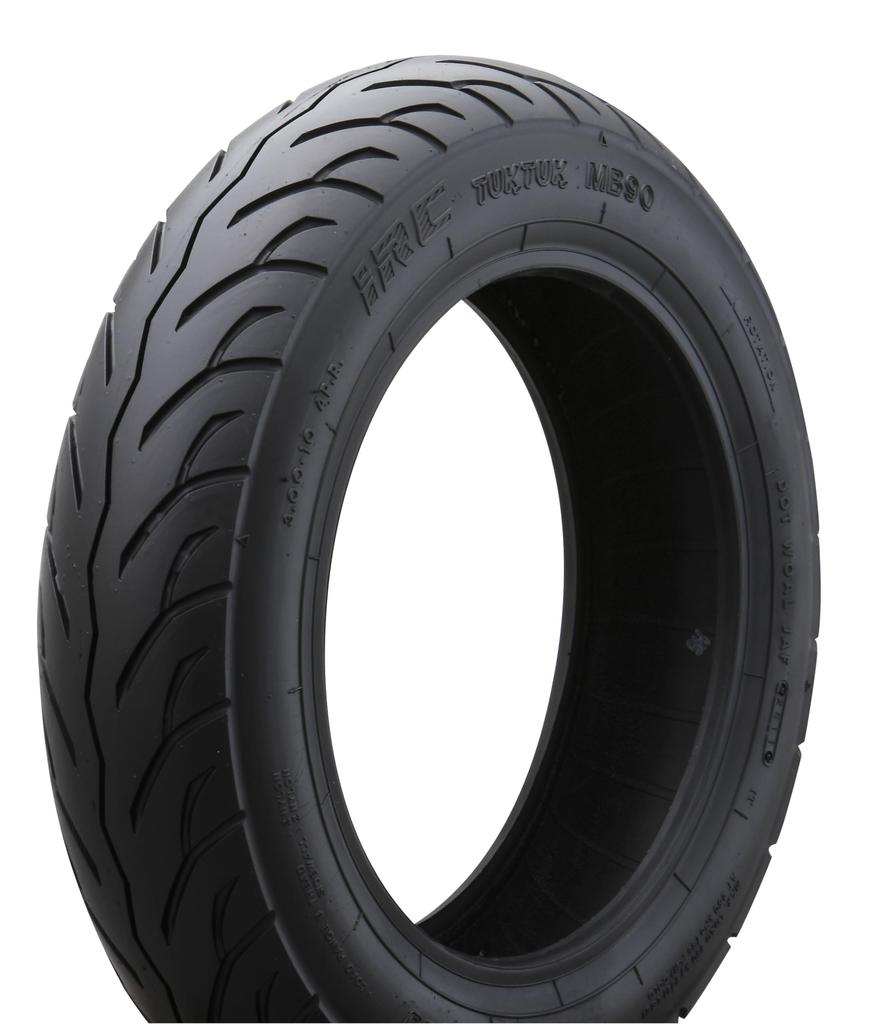 IRC Inoue Rubber Motorcycle Tire for Scooters MB90 Front and Tubeless Type Part Number 121093 TUKTUK, Rear, 80/100-10, 46J, (TL),