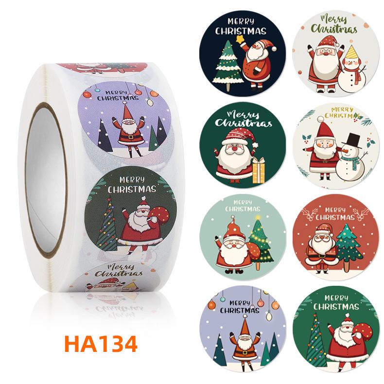Santa Claus Christmas Sealing Stickers - Gift Wrap & Box Decoration