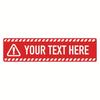 Vintage Aluminum Street Sign - Custom Warning Caution, Outdoor Wall Art, Personalized Gift