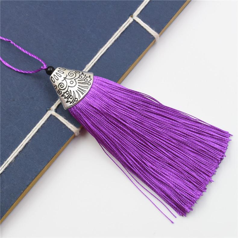 Pure Handmade Fish Mouth Tassel Ear Bag Hanging Keychain Special Alloy Metal Hat Tassel Ear Pendant Pendant