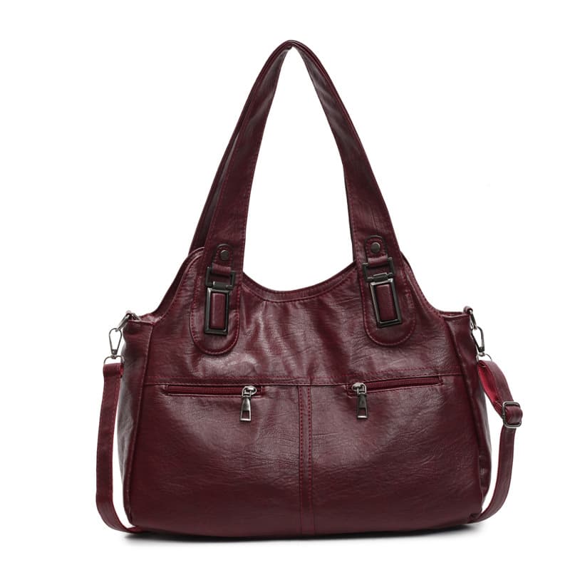 Crossbody bag solid color bag casual women's handbag
