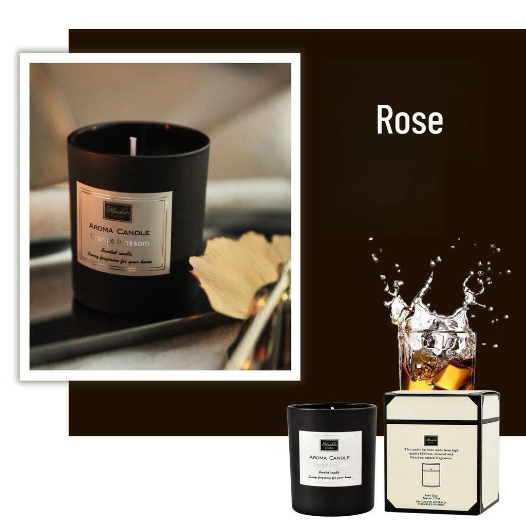 Aroma Candle Incense: Calming Indoor Ornament, Long-Lasting Niche Fragrance, Perfect High-End Souvenir or Bedroom Gift Box.