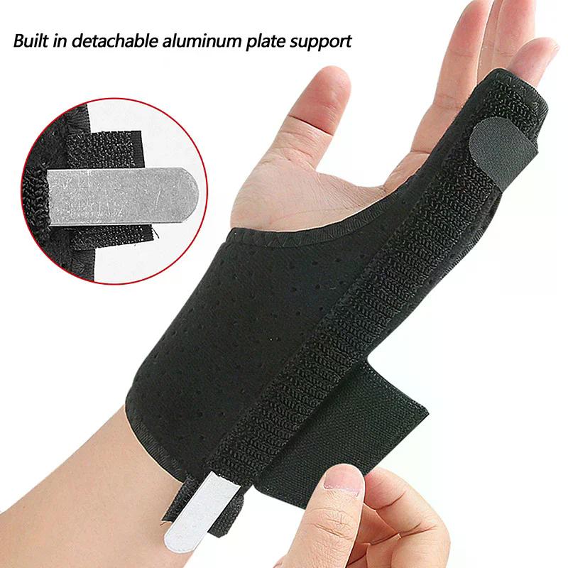 S Kleiner Finger Schutz Handgelenkstütze Handschuh Fingerklemme Kleiner Finger Stützband Aluminiumplattenstütze Sehnenmanschette