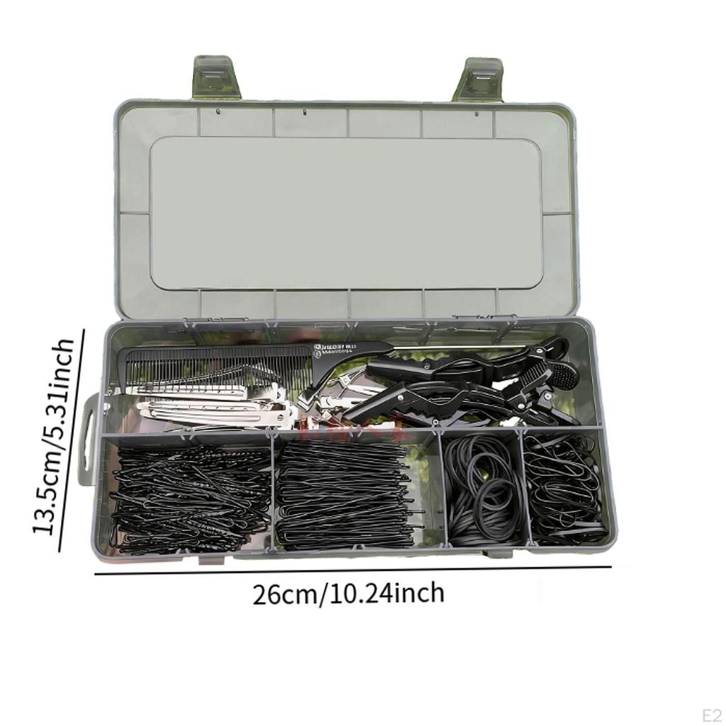 Hair Tool Storage Box Styling Tools Case for Women Simple Large Capacity Clips with