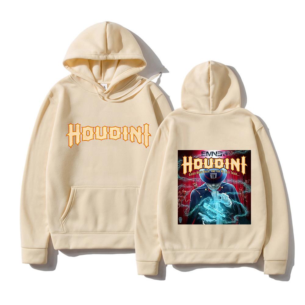 Eminem New Album Houdini Hoodie Fashion Men/Women Harajuku Hip Hop Hoodies Unisex Autumn Winter Vintage Pullovers Sweatshirts