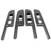 For XPENG G9 Carbon Fiber Car Door Window Lift Panel Frame Trim Cover Auto Interior Decoration Stickers   2024 2025