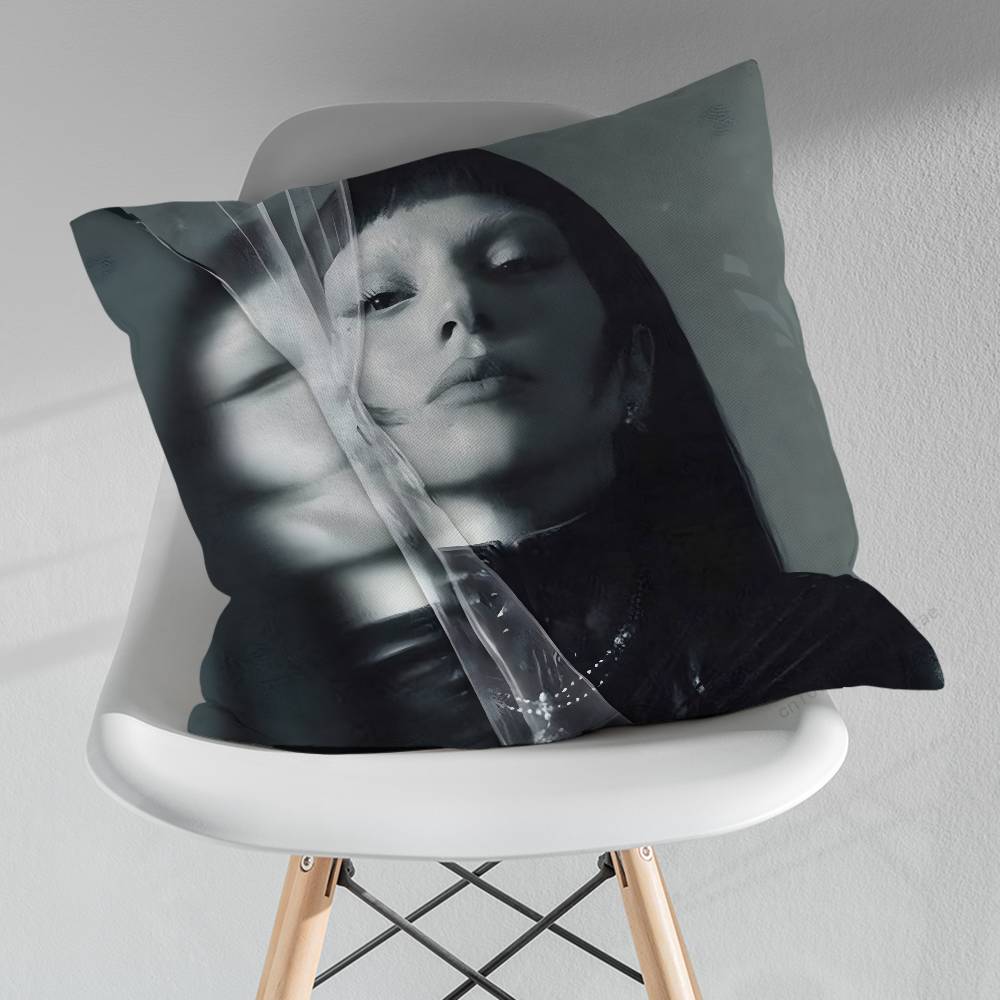 Singer LLady GGaga Cool Pillowcase for Sofa Room Office Decor Printing Merchandise AllMatch Cushion Cover
