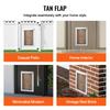 Pet Door Replacement Flap 5.25" x 8.13" Compatible with Pet Doors