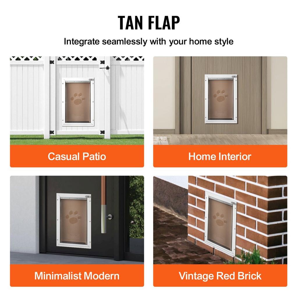Pet Door Replacement Flap 5.25" x 8.13" Compatible with Pet Doors