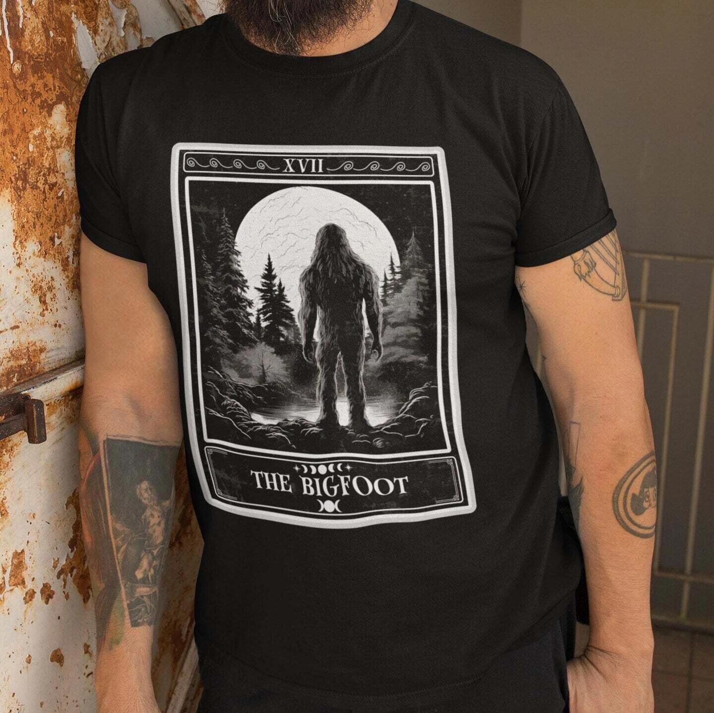 Bigfoot Tarot Card Shirt S
