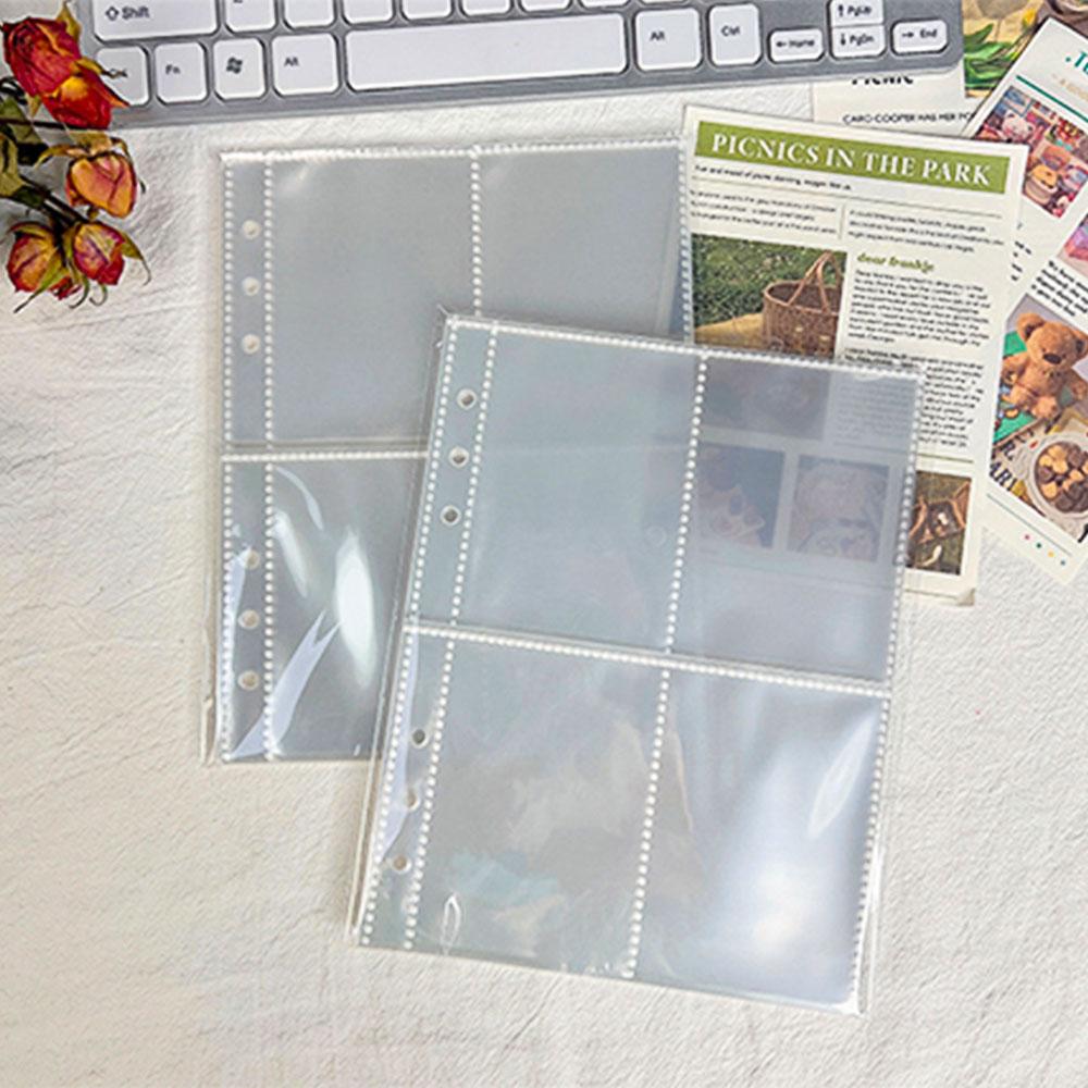 A5 Clear Album Binder Photocards Holder Storage Collesction Sheet Book & Photo Organizer Journal Diary Planner School Stationery
