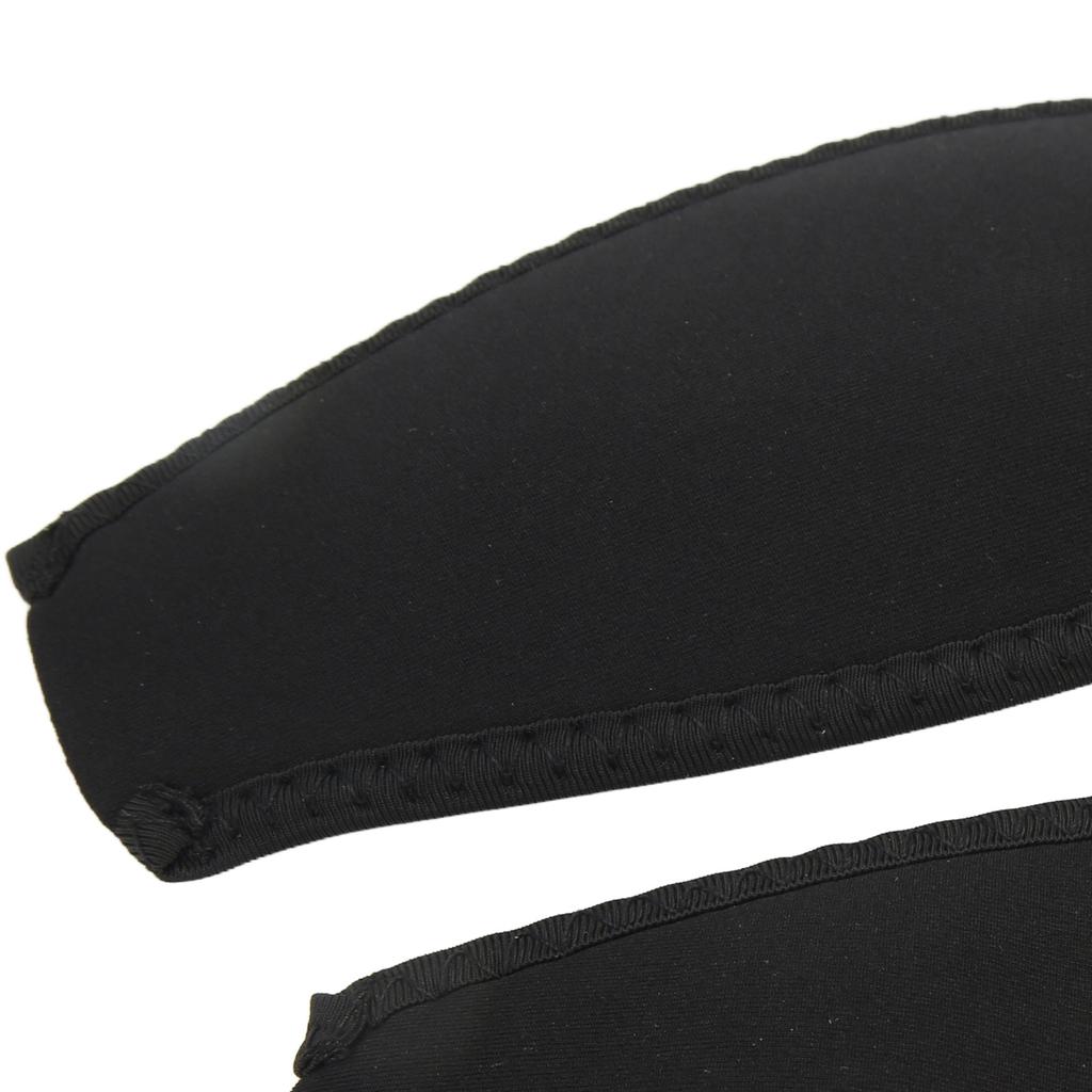 2 Stück Tauchmaskenband Schwarzes Neoprenmaterial Stabilisierender Sicherheitschutz Tauchwickelband für Männer Frauen