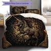 Leopard-print animal Pattern Bedding Quilt Set Quilt Cover Pillowcase Home Decoration Birthday Gift (1 * duvet cover + 2 * pillowcase, without core)