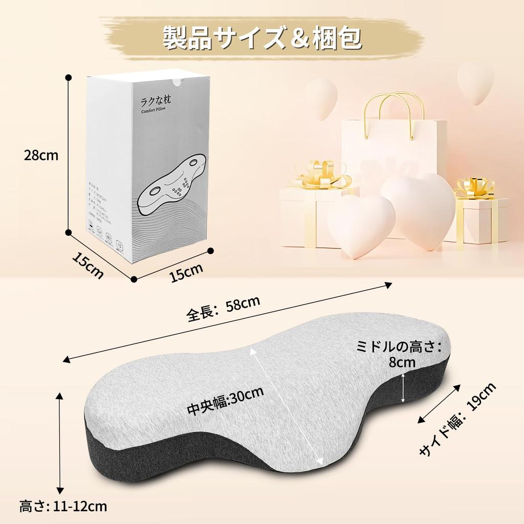[2025 New Model] Popular Pillow, Memory Foam Pillow, High Resilience Neck Pillow, Pillow for Side and Back Sleepers, Moderate Firmness, Removable