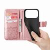 For iPhone 17 Pro Max Case with Strap Butterfly Pattern PU Leather Wallet Phone Cover