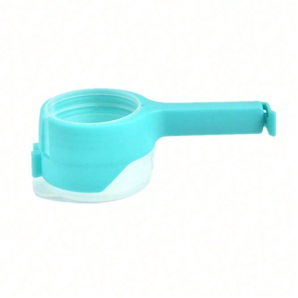 

1pc Multifunctional Food-Saving Valve - Airtight Moisture-Proof Sealing Clip & Dispenser For, Snacks, Rice, Pasta - Fit синий