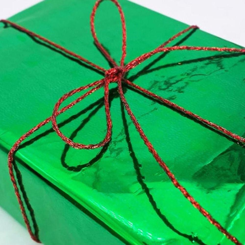 DIY Handgemacht Glitzer Gold Silber Schnur Faden Stricken Häkeln Handgewebter Draht Nähzubehör