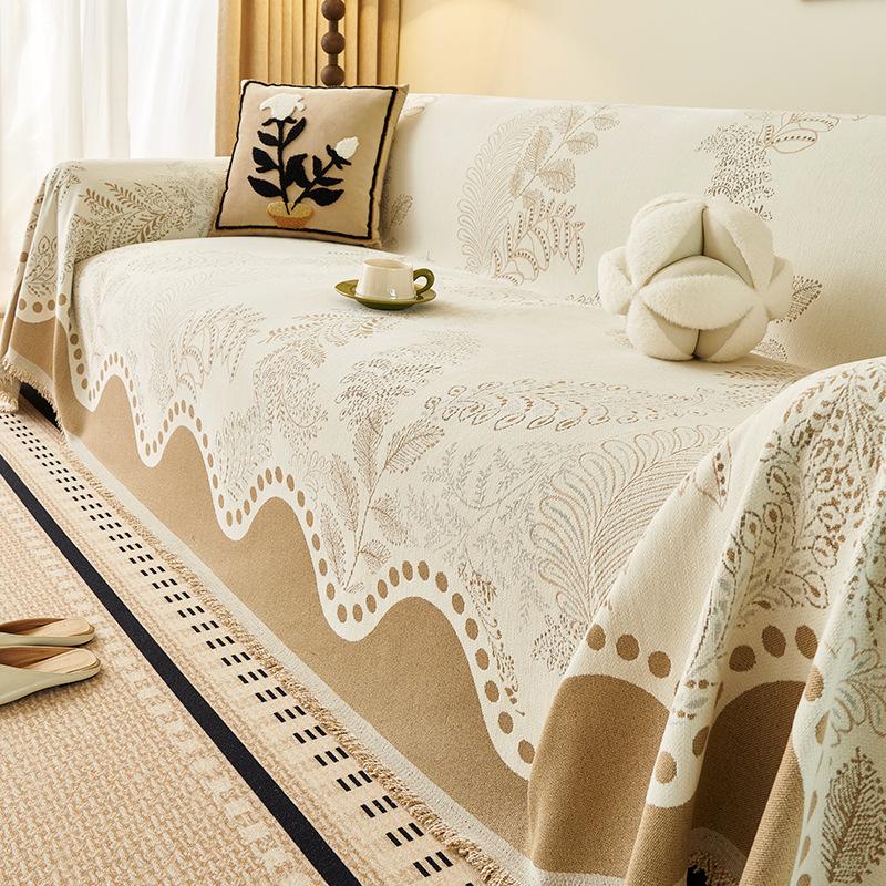 

Ткань для чехла дивана универсальна для всех сезонов 2025 новый шенилл подушка сиденья дивана против царапин от кошек полный чехол противоскользящая ткань для чехла дивана 180*130cm