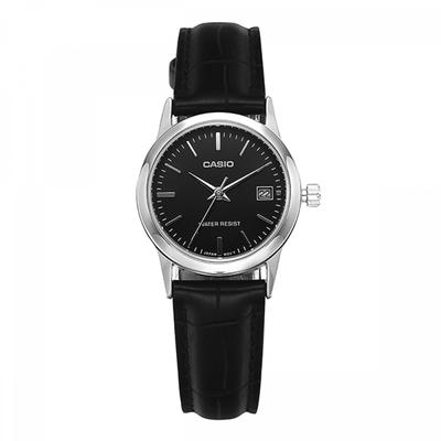 Ltp V002l 1audf  Ltp V002l 1a  Analog Sat Student Women S Leather Watch
