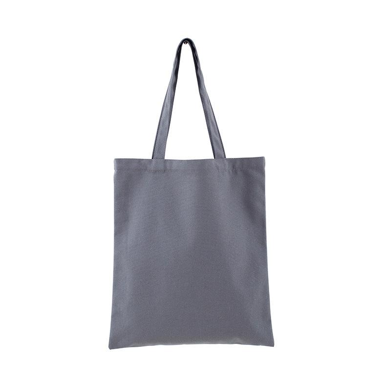 Diy Shopping Bags Women Solid Canvas Bags Casual Tote Shoulder Bags Girls Female Portable Handbags Shopping Bag