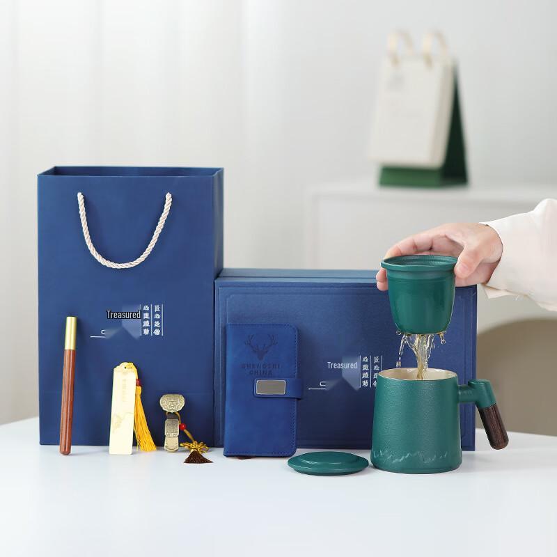 Chaxun Premium Ceramic Office Cup Gift Set