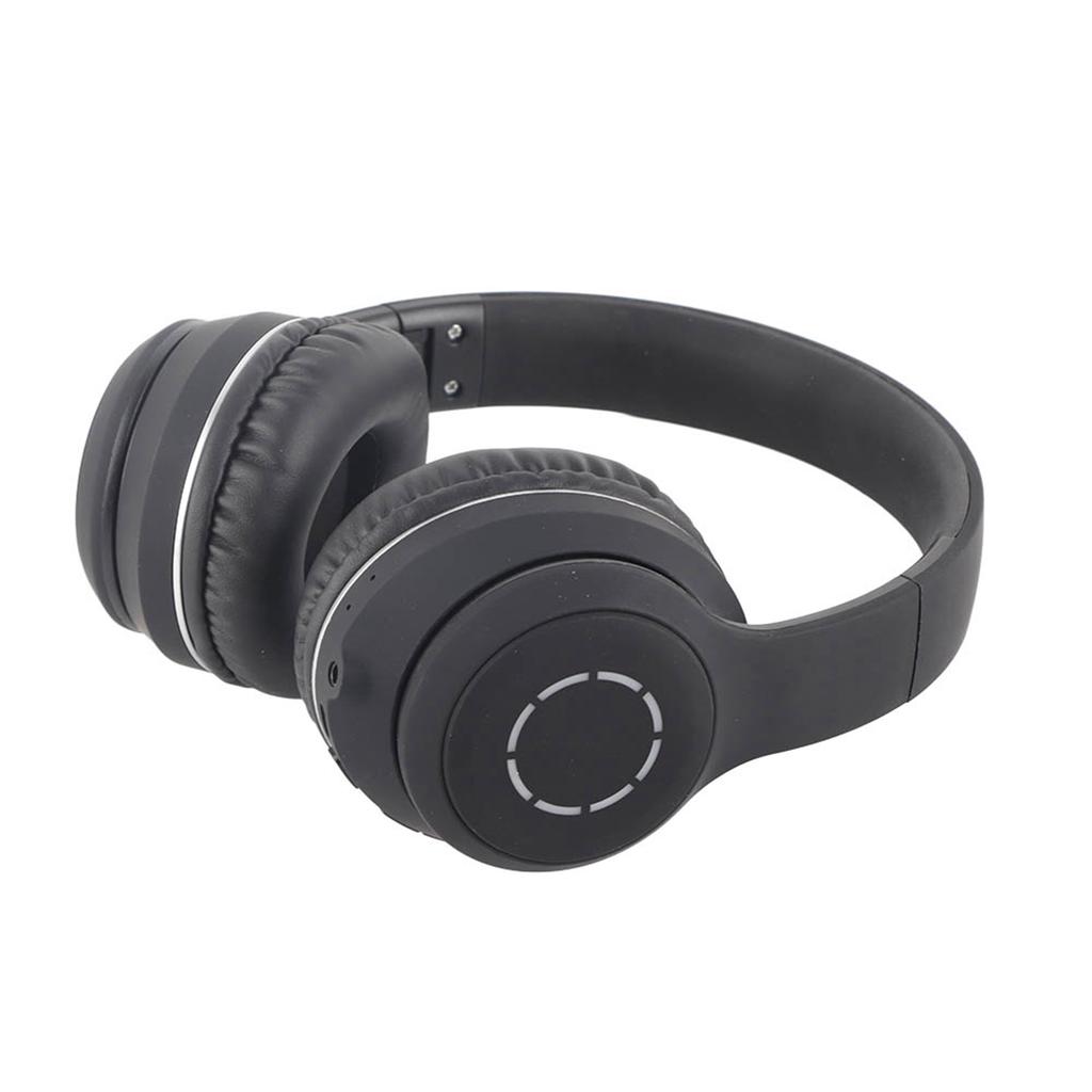 Bluetooth Headphone Heavy Bass Noise Cancelling Foldable Gradient Color Wireless Headset with Light for Phone Laptop