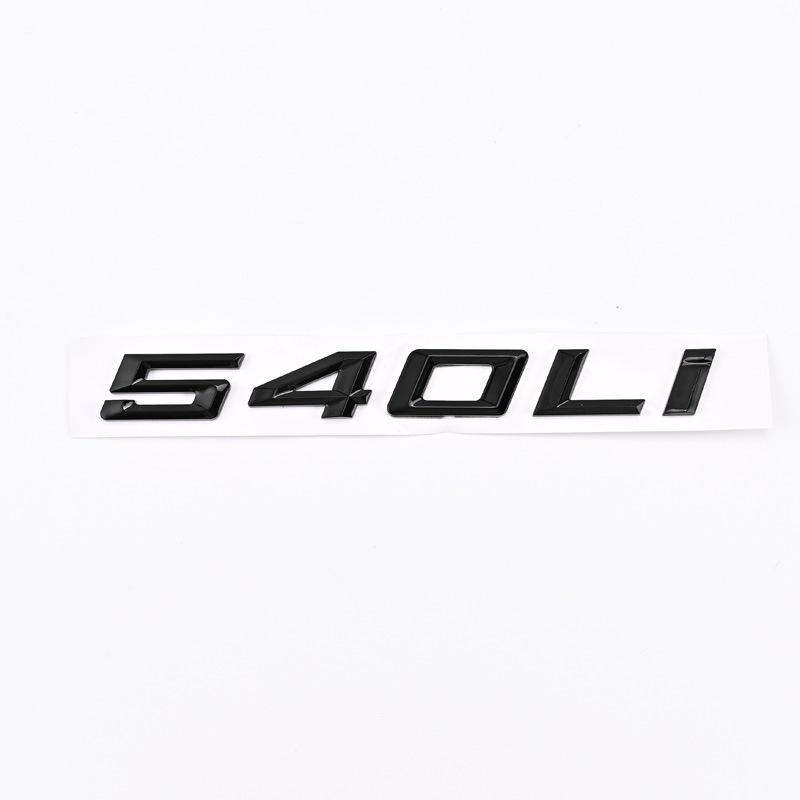 Rear Tail Logo Displacement Number for 2020-2023 BMW 5 Series 520Li, 525Li, 528Li, and 530