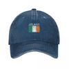 Vintage Ireland Irish Flag Pride Baseball Cap Funny Hats Luxury Women Cap Luxury Hat Custom Cap Caps For Unisex Womens