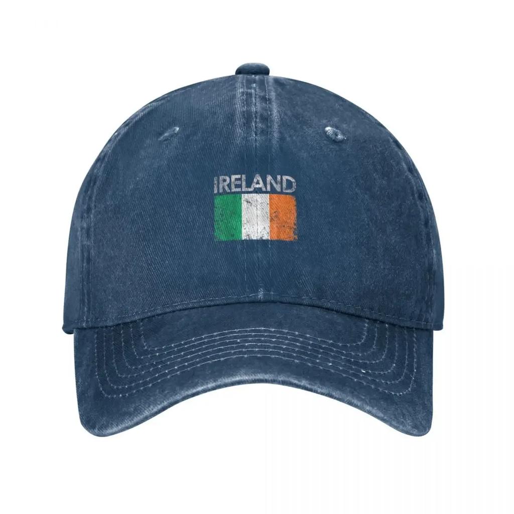 Vintage Ireland Irish Flag Pride Baseball Cap Funny Hats Luxury Women Cap Luxury Hat Custom Cap Caps For Unisex Womens