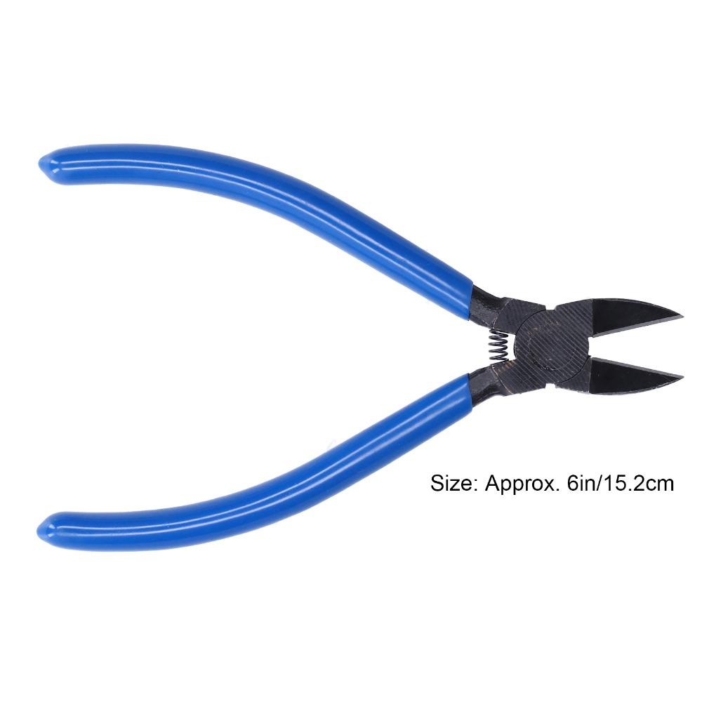 6 Inch Diagonal Pliers Blue Flush Cutter Professional Wire Cutter Trimming Circuit Parts