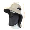 UV Protection Hat Hiking Hat with Removable Mesh Face Neck Flap Cover Fishing Cap for Man Women