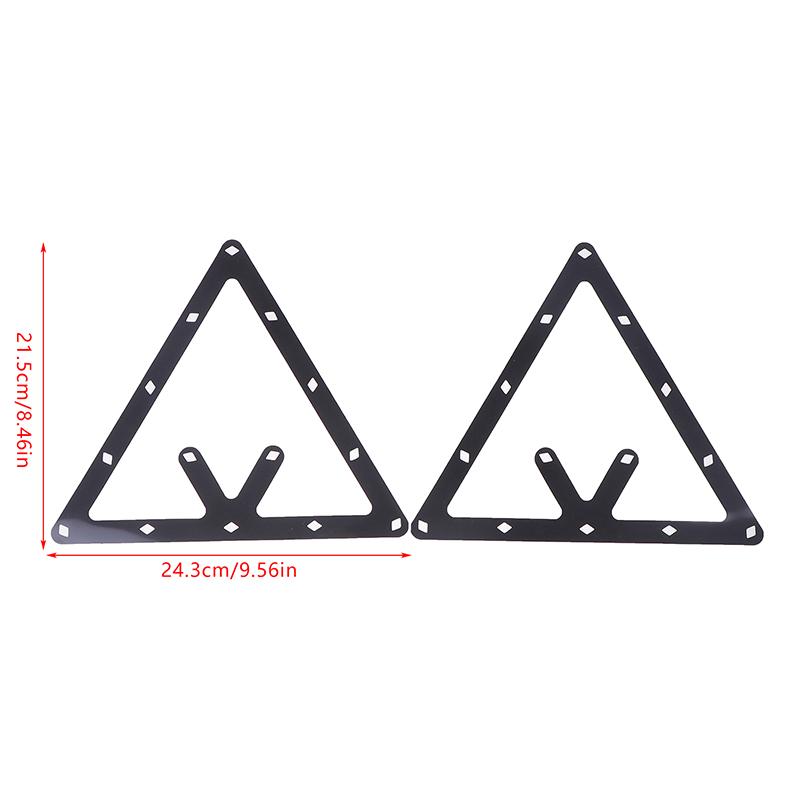 2Pcs Triangle Sports For Magic Pool Table Thin Reusable Cue Accessories Placing Billiard Rack Practical Ball Holder Positioning