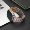 Tytanowy Silikonowy Pasek do Apple Watch Ultra 3 2 49mm Seria 11 10 46mm Luksusowa Bransoleta do iwatch 9 8 7 6 5 SE 45mm 44mm Pasek