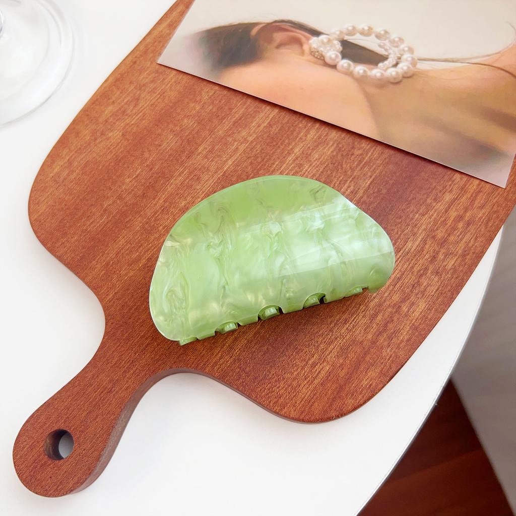 Korean Acrylic Hair Clip for Women Marble Texture Hair Claws Clips Trendy Girl Hairpin Korean Hair Accessories Headwear