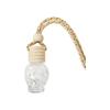 Portable Skull Bottle, Glass Hanging Car Bottle, Car Aromatherapy Bottle Pendant, Car
