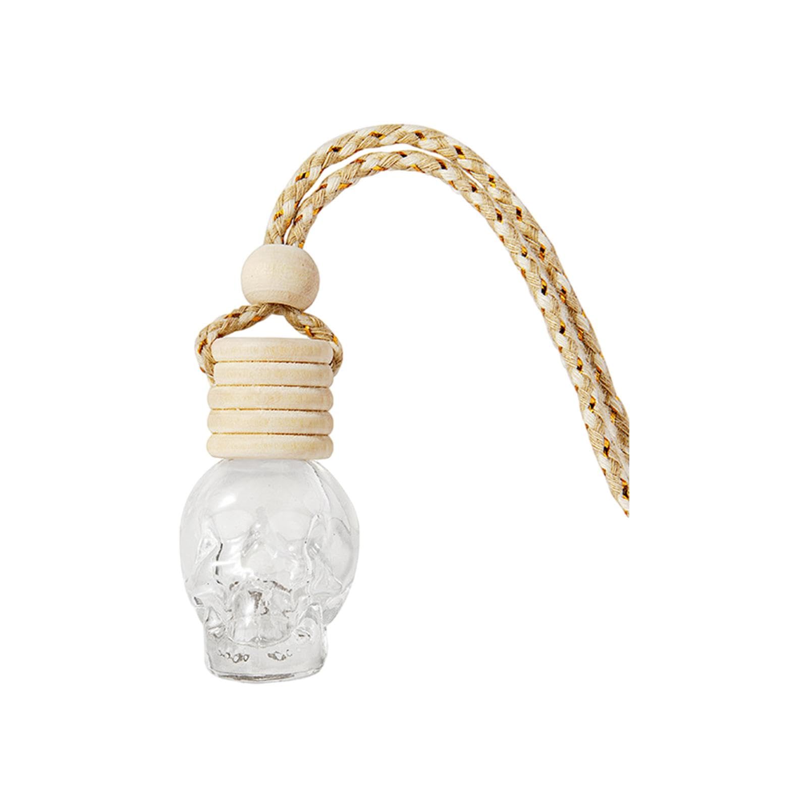 

Portable Skull Bottle, Glass Hanging Car Bottle, Car Aromatherapy Bottle Pendant, Car a