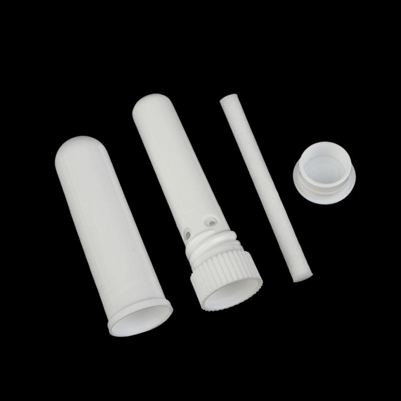 10Pcs Essential Oil Blank Inhaler Tubes Comes Inhaler Stick With Cotton Wicks, Refillable, Dropper