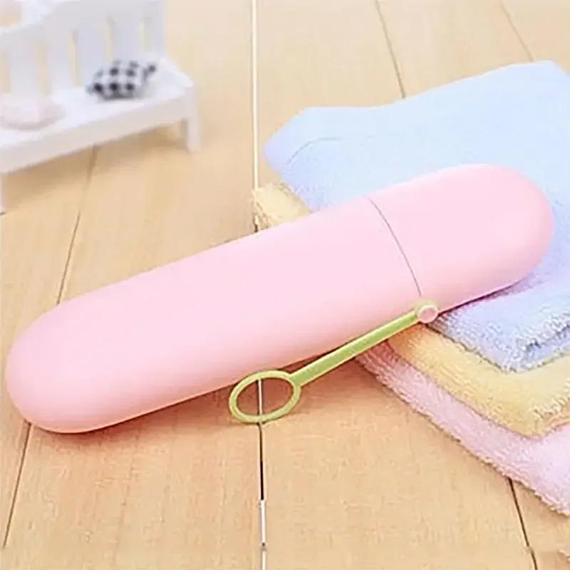 Portable Toothbrush Toothpaste Case Cover Holder, Hiking Camping Toothbrush Storage Box, Wash Cup, Cosmetic Capsule Case
