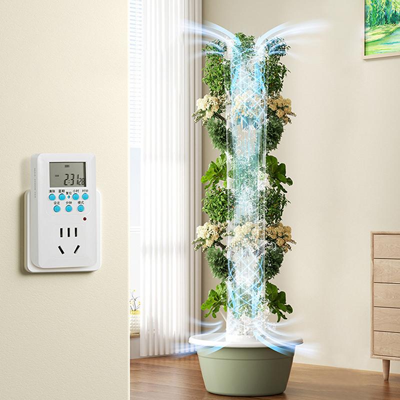 Hydroponic Growing System Indoor Outdoor Home Grow Herb Vertical Garden Tower Vegetable Planter Pot Kit Diy