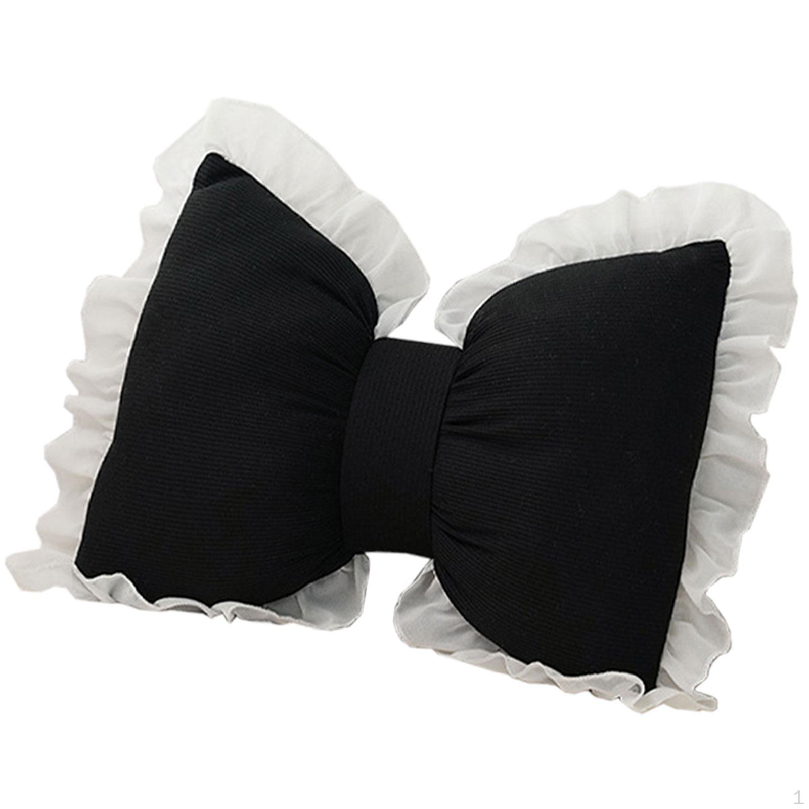 

Подушка-бантик креативный домашний декор бросок декоративная подушка для гостиной дивана дивана офиса чёрный