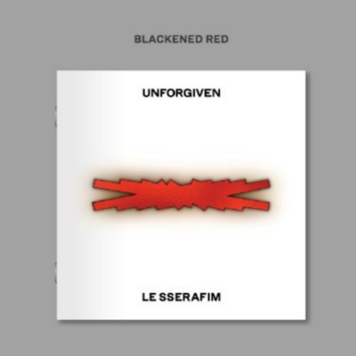 

LE SSERAFIM - UNFORGIVEN / 1-й студійний альбом (КОМПАКТ вер.) BLACKENED RED