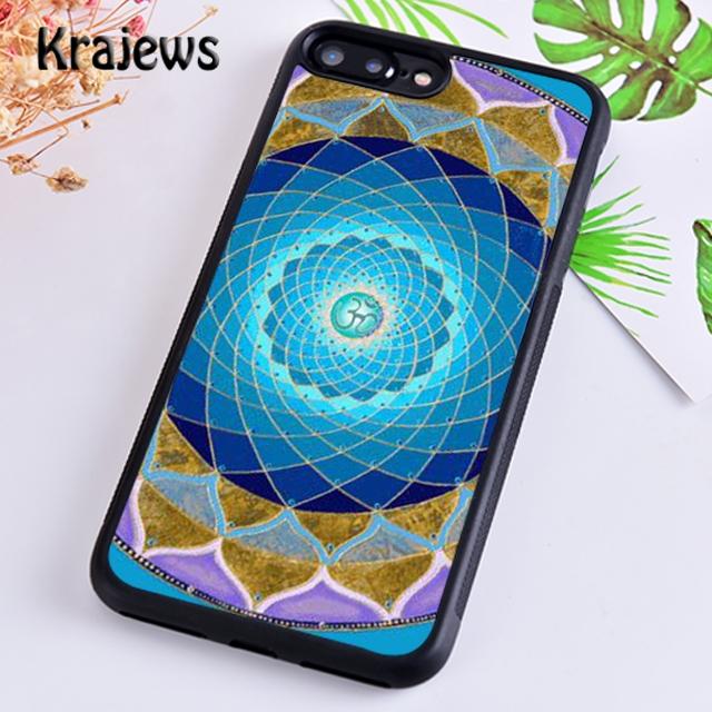 Krajews Beautiful painting mandala flower Phone Case Cover For iPhone 17 Air 16 15 14 plus 12 13 pro max Fundas