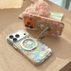 Colorful Floral iPhone 17 Pro Max Case with Stand & Drop Protection