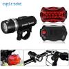 LED Bicycle Front Rear Light Set MTB Bike Headlight Taillight Night Riding Safety Warning Head Tail Lamp Cycling Accessories