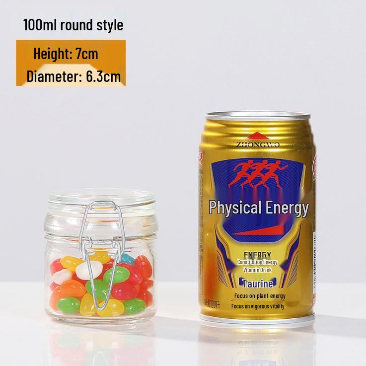 

Стеклянная банка для хранения пищевых продуктов для орехов, круп, вина, чая и меда