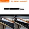 For BMW 5 Series E60 2004-2010 Car Accessories Piano Black Copilot Water Dashboard Panel Strip Interior Sticker Modification