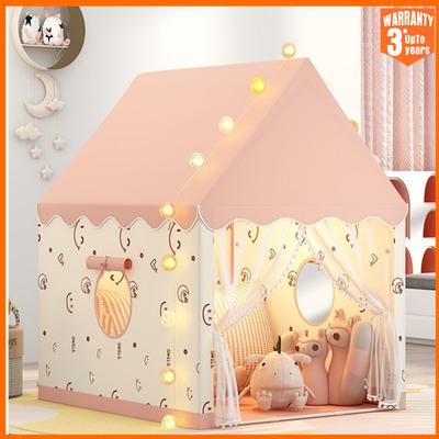 Kids Play Tent Princess Castle House Child Room Cartoon Indoor Outdoor Playhouse Folding Decor Tent Toy Christmas Gift Girls