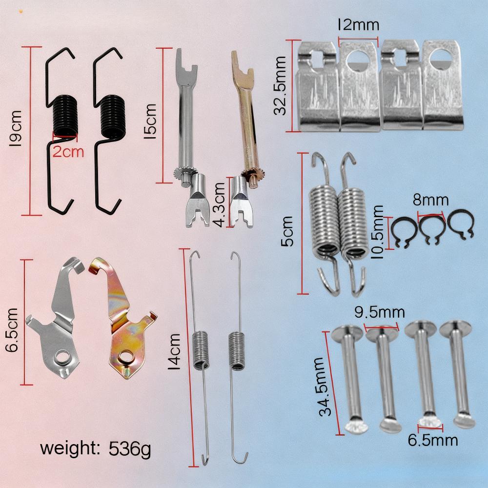 Car Rear Brake Repair Tools, Handbrake Brake Adjustment Tension Spring Pin Tool Set,Brake Repair Kit