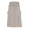 New Autumn and Winter Down Cotton Vest Women's Medium and Long Fashion Hooded Student Vest Vest Vest Jacket Tide
