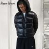 RogueWave Trendy High Street Retro Casual Solid Color Zipper Coat Street Hip-Hop Streetwear Men Harajuku Gray Camouflage Warm Jacket